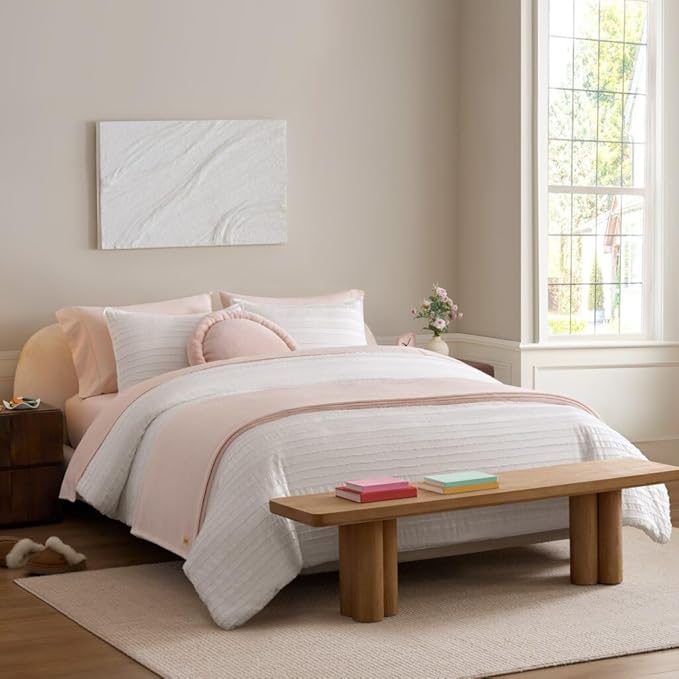 UGG Coco Queen Fleece Blanket for Bed – Luxury Room Decor, Plush & Warm Queen Blanket for Bed, Gifts for Teens and Women, 90" x 92", Pink Himalayan Salt
