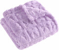 Belle Bow Baby Blanket 30x40 – Ultra Soft Fleece Bow Blanket for Gender Reveal, Cozy Baby & Pet Stroller Blanket for Newborn Infant Toddler (Lavender)