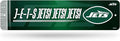 Rico Industries NFL Football Metal Street Sign 4" x 15" Home Décor - Bedroom - Office