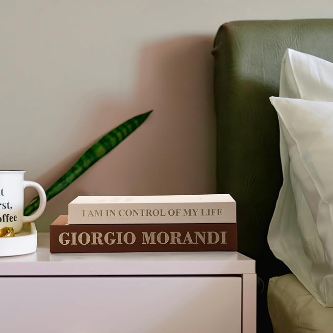 Decorative Books - Modern Faux Decor Book for Decoration, Fake Books Storage Box Enhance Your Coffee Table, Entryway, Dining Room, Bedside Decor, Faux Book for Decorative Keepsake Box & Photo Storage