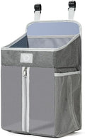 Hanging Baby Diaper Caddy Organizer Oxford Fabric Diaper Stacker and Crib Organizer Baby Bedside Hanging Storage Bag with Organized Compartments Table Diaper Organizer 03