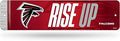 Rico Industries NFL Football Metal Street Sign 4" x 15" Home Décor - Bedroom - Office