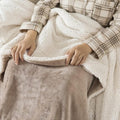 WDCOZY Sherpa Fleece Blankets Fuzzy Warm Throw Blanket Thick Super Soft Reversible Luxurious Fluffy Plush for Sofa Couch Bed Home Decor All Seasons Winter Blankets Tan Camel Beige 90"x90"