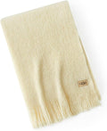 UGG Knit Throw Blanket – Soft Lightweight Throw Blanket for Couch, Bed Throws or Luxury Home Decor, Blankets & Throws for Home, Living Room and Bedroom, 50" x 70" (Margot) (Yellow)