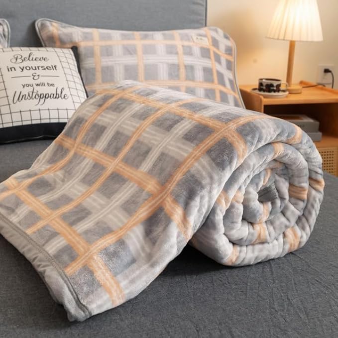 Fleece Bed Blankets Throw Size - Soft Lightweight Plush Fuzzy Cozy Luxury Blanket Microfiber Throw for Couch Bed,All-Season Breathable,40x60 Inches