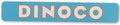 Disney Pixar Cars Dinoco Metal Wall Sign - Vintage Cars Sign for Bedroom or Play Room