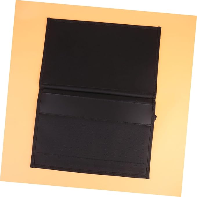 Luxshiny Convenient Black Hanging Pouch for Bedside Storage Capacity Organizer for Phone Chargers Books and More for Sofa Dorm Hospital and Home Use