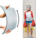 Unbreakable Door Mirror Full Length,Full Body Mirror for Kids, 4PCS x 12 x 14 inch About, Shatterproof Plexiglass Long Mirrors for Bedroom Closet, Children Plastic Mirrors Non Glass Stick on Miroir