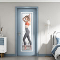 HD Glass Full Length Wall Mirror Tiles, 12'' x 12'' x 4PCS, Frameless Full Body Mirror Tiles for Bedroom, Full Length Mirror Wall Mounted for Home Gym, Door