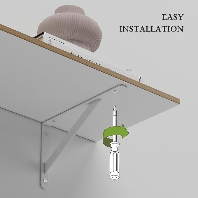 Floating Shelves for Wall, 26.3'' x 7.8'' Inch Hanging Shelf for Storage and Room Decoration, PVC Wall Shelves with Base for Bedroom, Living Room, Bathroom, Kitchen, (Set of 3, Oak)