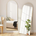 Mirror Full Length, Upgraded Body Wall Mirrors with Shatter-Proof Glass, Floor Standing, Hanging or Leaning, Tall Mirror with Stand Aluminum Alloy Frame for Bedroom Cloakroom