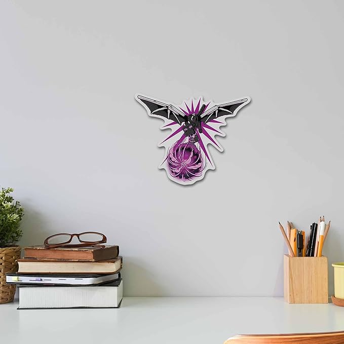 Minecraft Ender Dragon Metal Wall Decor - Striking Ender Dragon Wall Art for Bedroom or Game Room