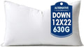 MIULEE 12x22 Synthetic Down Alternative Pillow Insert Decorative Throw Pillow 12 x 22 Inch Body Bed Sleeping Ultra Soft Fluffy Form for Sofa Couch Bed
