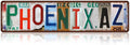 Vintage City Street Sign Phoenix,AZ Wall Decor Metal Tin Signs for Bar Home Bedroom Garage