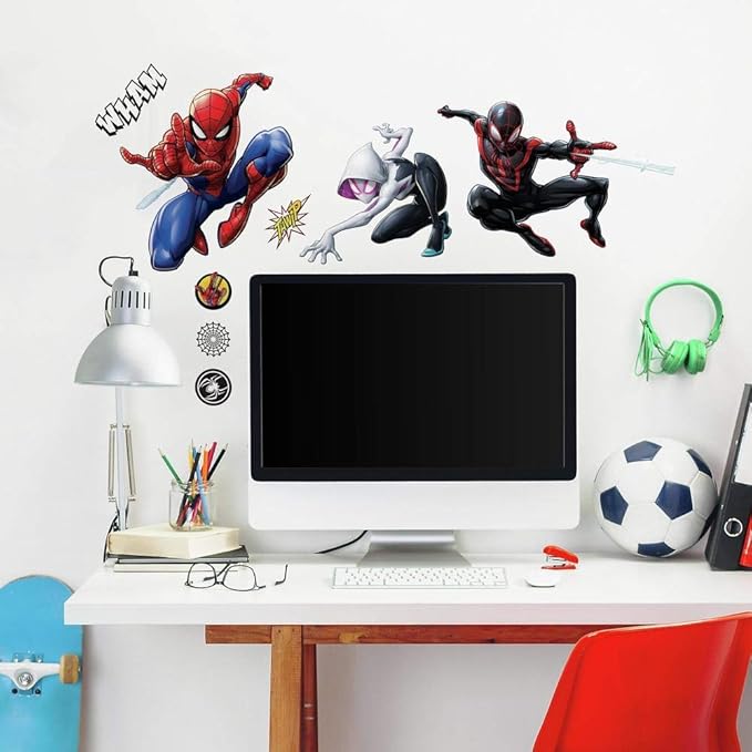 RoomMates RMK3922SCS Marvel Spider-Man Miles Morales Peel and Stick Wall Decals