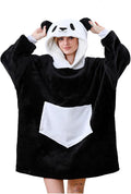 Oversized Hoodie Blanket, Wearable Blanket sweatshirt, Ultra Soft Sherpa Fleece Comfy Snuggle Hoodie