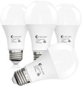 4-Packs A19 LED Light Bulbs,100 Watt Equivalent 5000K Daylight Bright Bulbs Efficient 13W,1500 Lumens E26 Base, Non-Dimmable, 15000-Hour Lifespan for Bedroom, Living Room, Office