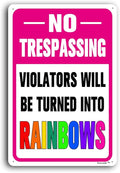 12"x16" Aluminum No Trespassing Girl Cave Sign - Ideal For Kids, Tween, & Little Girls Rooms