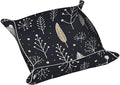 Modern Abstract Trees Tray Men's Leather Valet Parking Portable Entrance Trays Bedside Storage Box
