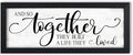And So Together They Built A Life They Loved Sign Wall Decor: Love Quotes Wall Art Above Bed,Modern Farmhouse Bedroom Signs Romantic Aesthetic Couples Master Bedroom Decor 6" X 15"