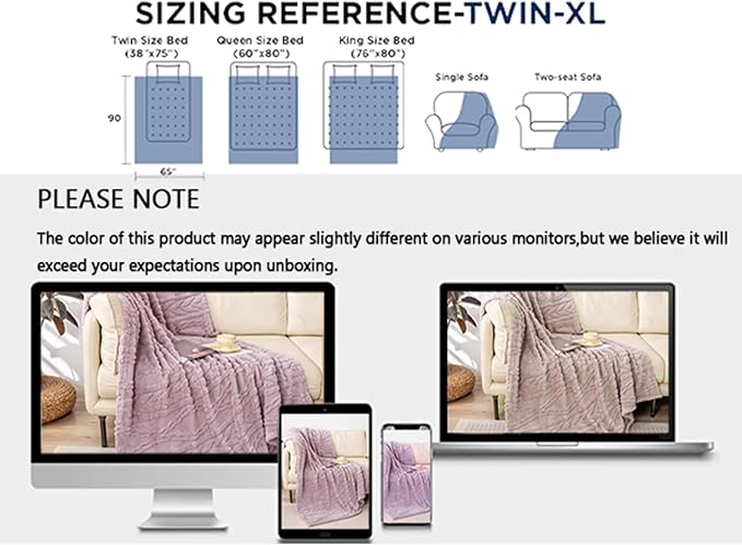 YUSOKI Twin XL Blanket Single Layer,Weight(3.1lb),370GMS-3D Stylish Design for Gift Home Decor (Rose Pink,65"x90")