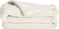 UnHide Lil’ Marsh Faux Fur Blanket - Lightweight, Soft Throw Blanket - Machine Washable - Ideal for Bed, Couch, or Reading Chair- X-Small (34" x 44") Snow White