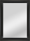 MCS 29.5x41.5 Large Wall Mirror, Classic Black Mirror, Vertical & Horizontal Wall Hanging Mirror for Bathroom, Bedroom & Livingroom