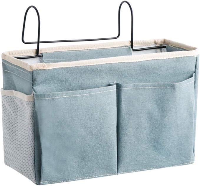 Arinda Bedside Storage Bag Hanging Organizer Bedside Caddy for Bunk Dorm Rooms Bed Rail