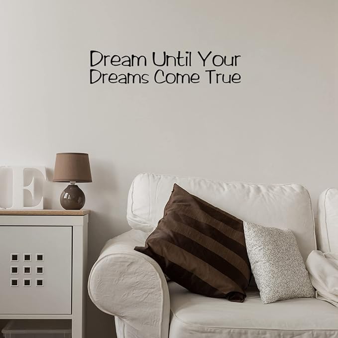 7 Pcs Inspirational Vinyl Wall Decals Motivational Quotes Peel and Stick Removable Positive Saying Affirmation Stickers for Office Classroom School Mirror Home Bathroom