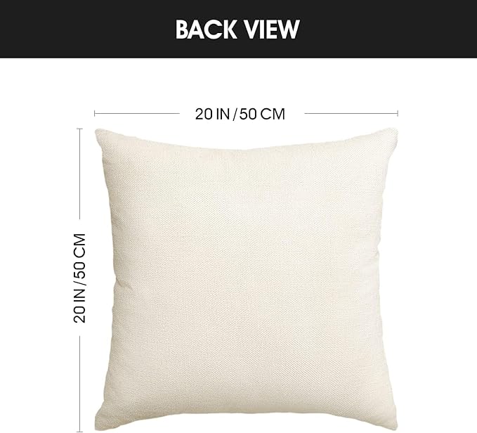 AVOIN colorlife Home Sweet Home Bee Sunflower Throw Pillow Covers, 20 x 20 Inch Love Lives Here Spring Summer Stripes Cushion Case for Sofa Couch Set of 4