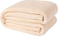 NANPIPER Fleece Blankets, Super Soft Flannel King Size Blanket for Bed, Luxury Cozy Microfiber Plush Fuzzy Blanket,Beige
