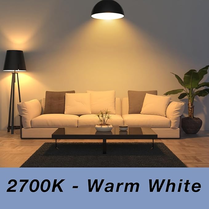 DAYBETTER 24 Pack A19 LED Light Bulbs, 60 Watt Equivalent LED Bulbs, Long Lifespan High Brightness 800LM Warm White 2700K, E26 Standard Base Light Bulbs for Home Bedroom Office, Non-Dimmable