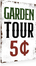 Metal Garden Metal Tin Sign Outdoor Gardening Signs, Retro Hummingbird Welcome Sign Decorative Flower Sign Cute Signs Vintage Secret Decor Farm Home Decor Wall Personalized 12×8 Inch