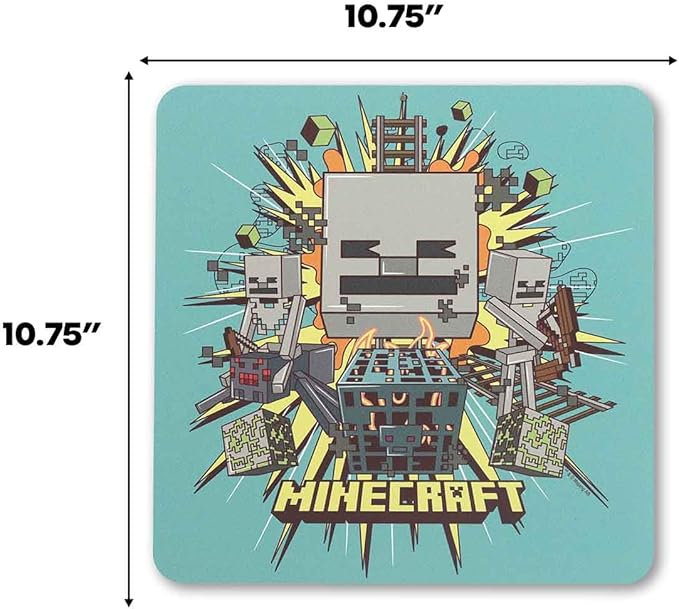 Open Road Brands Minecraft Ghast Metal Wall Decor - Fun Minecraft Sign for Bedroom or Game Room
