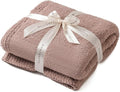 bearberry Super Soft Fluffy Throw Blanket Lightweight Cozy Warm Throw Blankets for Couch Bed Sofa All Season (Rose Taupe, 50”x60”)