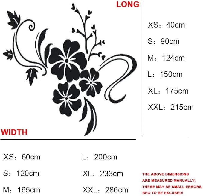 Wall Stickers 3D Flower Mirror - Family Decal Living Room Wall Decor Sticker Home Decorations Room Decor for Office Sofa Bedroom Decals (Deep Blue XL:68 * 91in)