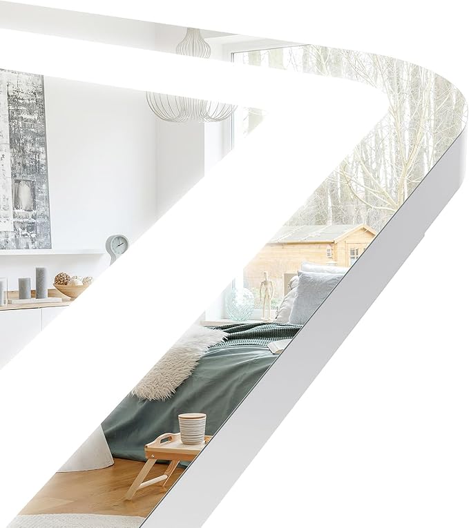 NEWBULIG Full Length Mirror with Stand 21"×64.2", LED Light Floor Standing with 3 Color Lighting for Bedroom Body Hanging Modern Simple Home Decor Wall Living Room Cloakroom