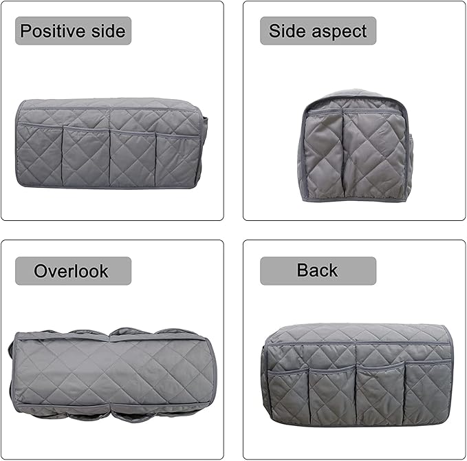 Sofa Armrest Organizer, Remote Control Holder, Waterproof Armchair Caddy with 14 Pockets for TV Remotes