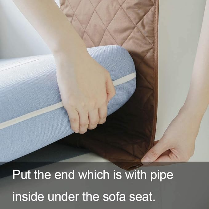 Couch Arm Tray-Couch Arm Cup Holder,Anti-Slip Chair Arm TV Remote Holder for Recliner Sofa Armchair Caddy Bedside Storage Pockets Bag for Pens, Magazines, Snacks, Glasses
