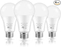LED Light Bulbs, 100 Watt Equivalent A19 LED Bulbs, 13W 4000K Neutral White 1500 Lumens Non-Dimmable Bright E26 Edison Medium Screw Bulbs for Home Bedroom Kitchen Living Room Office Lamp, 4-Pack