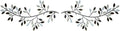 Hotop 2 Pieces Metal Tree Leaf Wall Decor Vine Olive Branch Leaf Wall Art Wrought Iron Scroll Sculptures Above the Bed, Living Room, Outdoor Decoration(Classic Style,Retro Color)