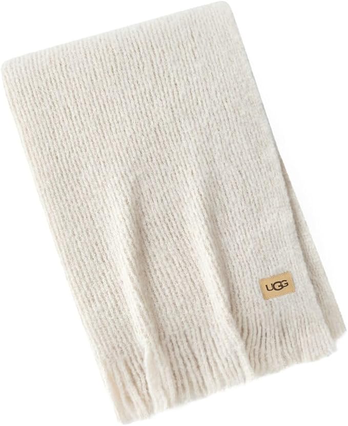 UGG Knit Throw Blanket – Soft Lightweight Throw Blanket for Couch, Bed Throws or Luxury Home Decor, Blankets & Throws for Home, Living Room and Bedroom, 50" x 70" (Margot) (Cream)