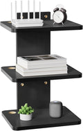 WALI Floating TV Shelf, 3 Tier Projector Shelf for DVD Players, Routers, Game Consoles, Cable Boxes, Living Room Decor Accessories, Wall Mount Shelves Holds Up to 22lbs (CS303NB), 3-Shelf, Black