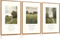 CHDITB christian Framed Canvas Wall Art, Inspirational Scripture Wall Decor, vintage Nature religious Pathway Wall Painting, Neutral the truth Bible verse Art Prints for Zen Prayer Decor 12”X16”x3