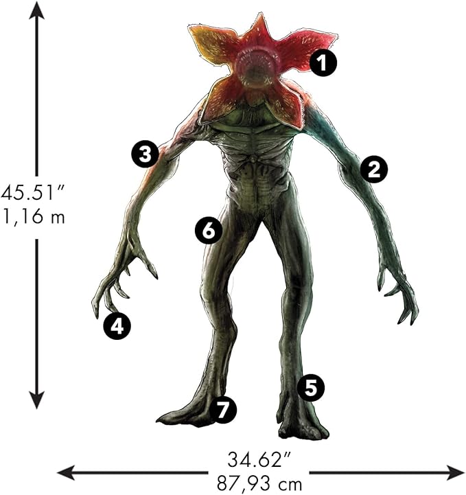 RoomMates RMK5142GM Netflix Stranger Things Demogorgon Peel and Stick Giant Wall Decal