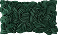 KINGROSE 3D Floral Throw Pillow Case Home Decorative Pillow Cover Soft Cushion Cover Sofa Couch Bed Living Room 12 x 20 Inches Dark Green
