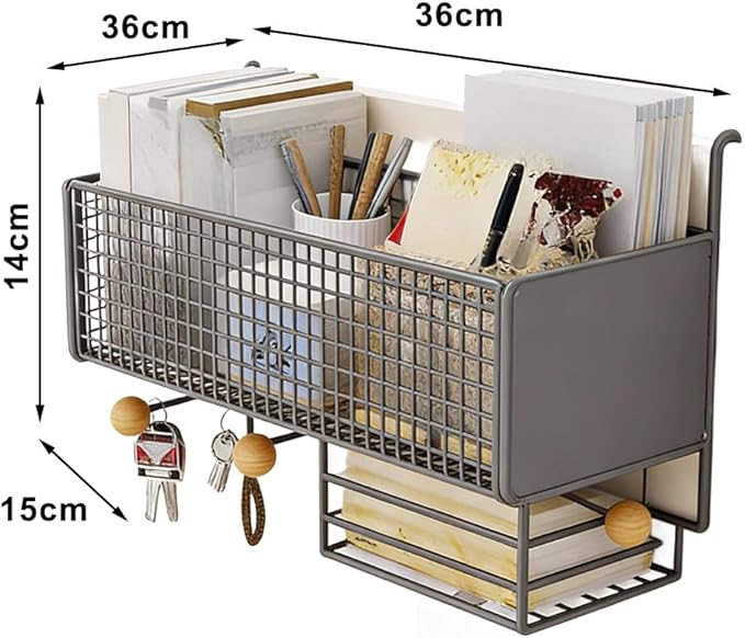 Bunk Bed Hanging Bedside Caddy Dormitory Storage Organizer Pocket Bag Multipurpose Holder For Books Devices Essentials College Room Storage(Black)