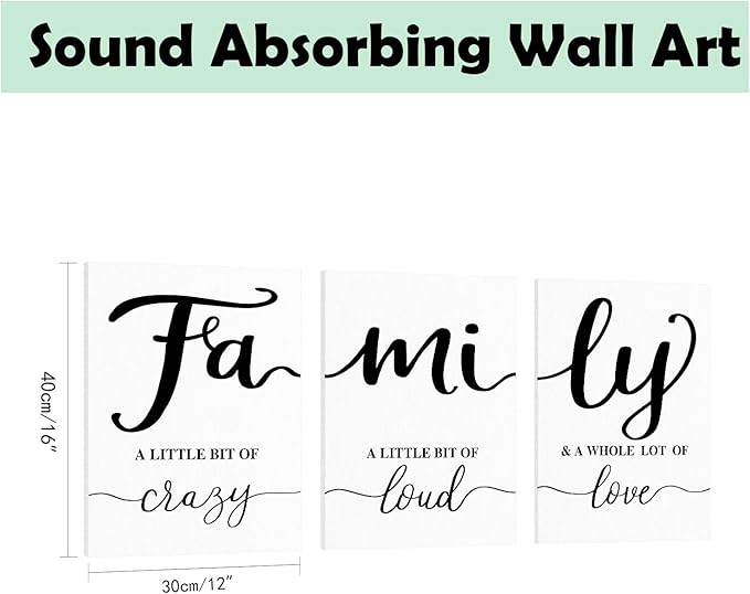 Family Signs Farmhouse Wall Decor:3 Piece Modern Family Quotes Wall Art Prints Love Sign for Home Decor Living Room Dining Room Hanging Paintings Romantic Minimalist Master Bedroom Decor 12"x16"