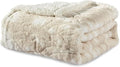 Elegant Comfort Luxury Valentine’s Day Sherpa Throw Blanket Ultra-Soft Cozy Velvet Aesthetic Fleece Throw - Micromink Sherpa for Her, Girlfriend, Sherpa Reversible Blanket- Alaska Beige