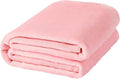 NANPIPER Fleece Blankets, Super Soft Flannel Fuzzy Blanket for Couch, Luxury Cozy Lightweight Microfiber Dog Blanket-Throw Size,Pink